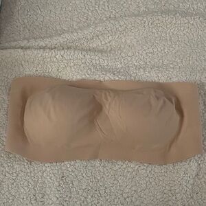 Aerie Seamless Tan Bandeau Bra, Size Medium